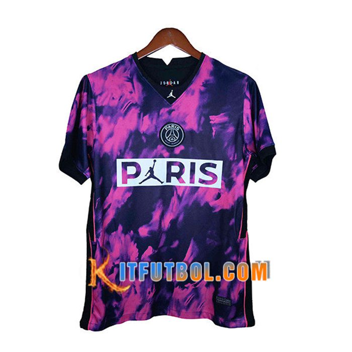 Camiseta Entrenamiento PSG Jordan Púrpura/Negro 2021/2022