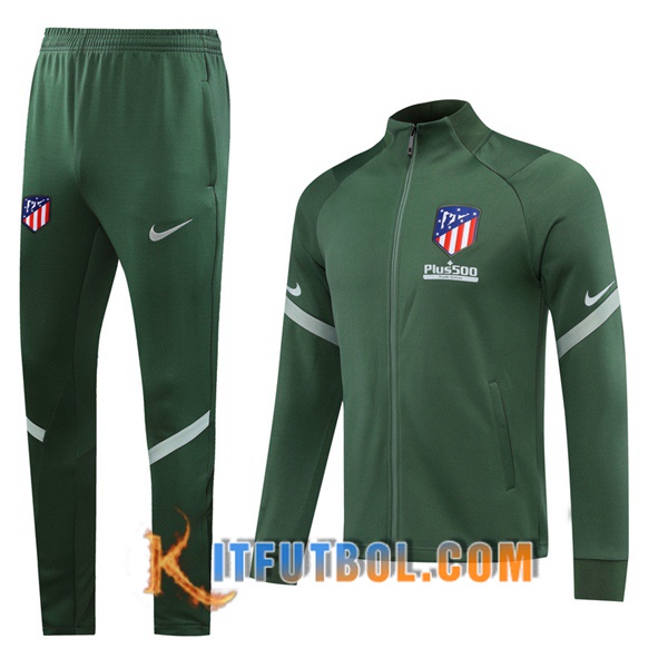 Nueva Chandal Futbol - Chaqueta + Pantalones Atletico Madrid Verde 20/21