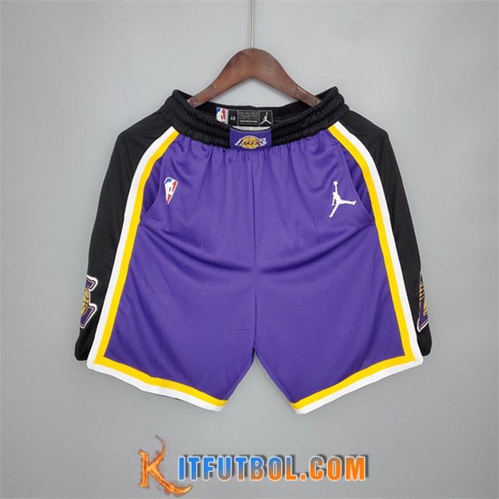 75th Anniversary TOSCANO #95 Los Angeles Lakers Jordan Purple NBA