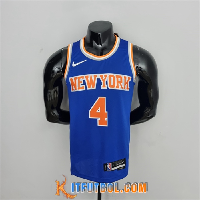 científico Responder Desfiladero Tienda Camisetas New York Knicks (Ross #4) Azul 75th Anniversary