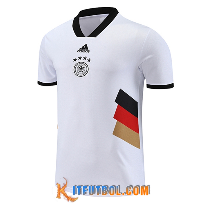 Nueva Camiseta Entrenamiento Alemania Blanco 2023/2024