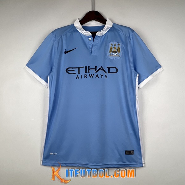 Camisetas De Futbol Manchester City Retro Segunda 2015/2016