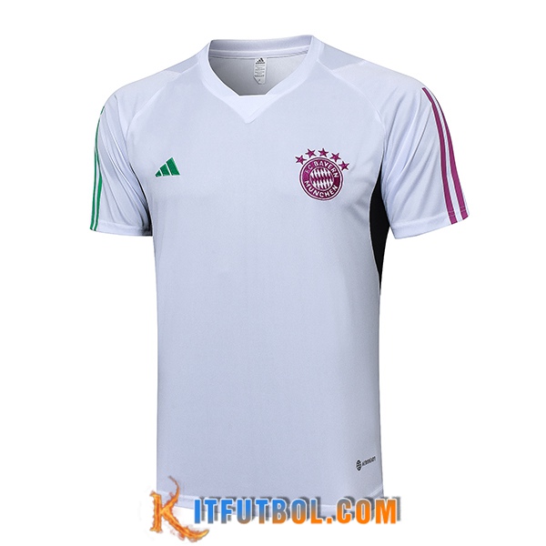 Camiseta Entrenamiento Bayern Munich Blanco 2023/2024 -02