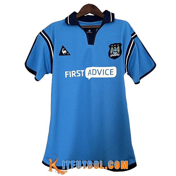 Camisetas De Futbol Manchester City Retro Primera 2002/2003